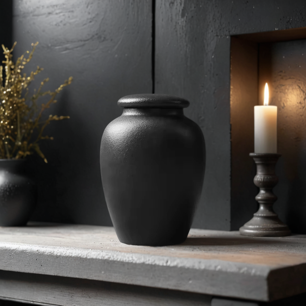 Classic Midnight Keepsake Urn for Pets