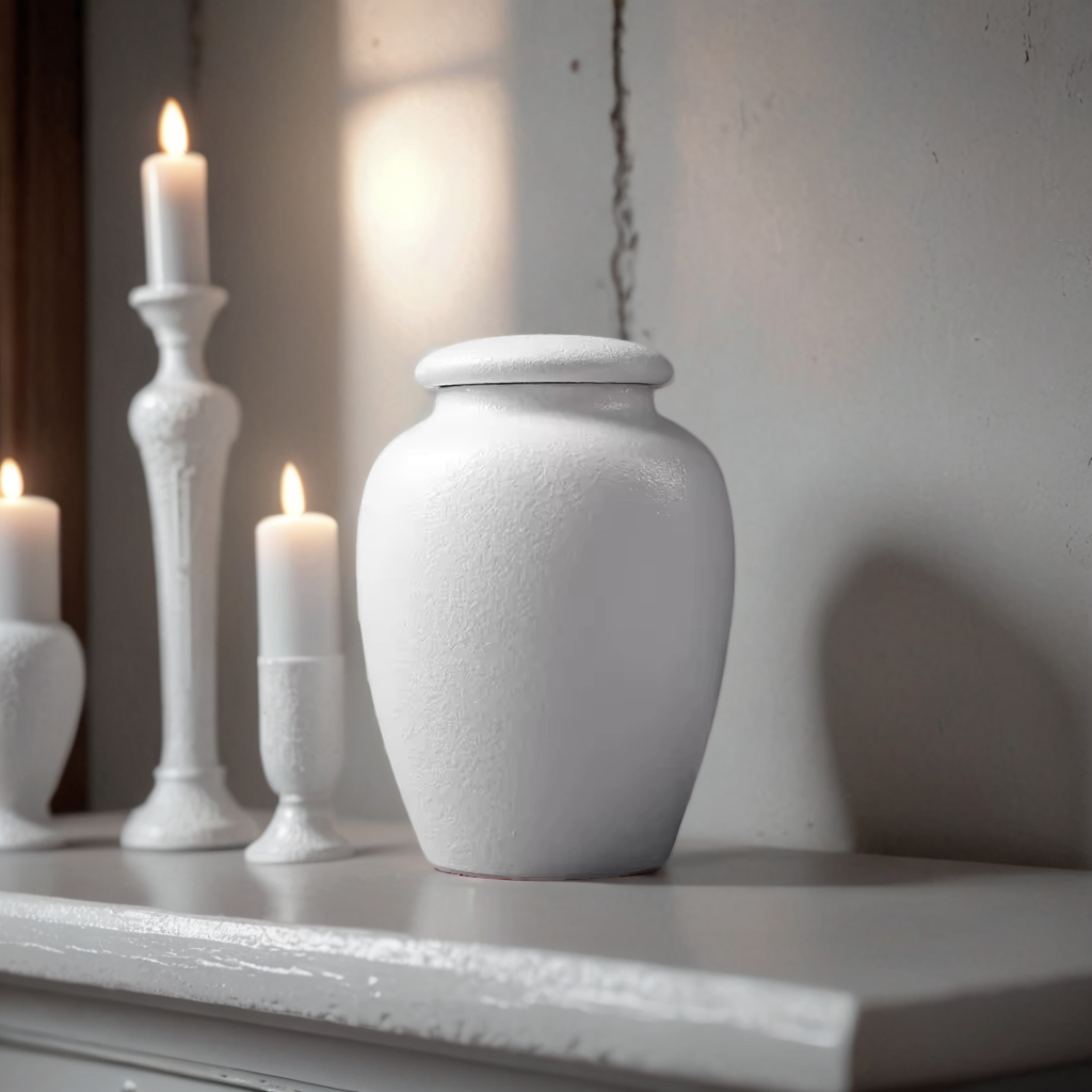 Ivory Dawn Keepsake Urn For Pets