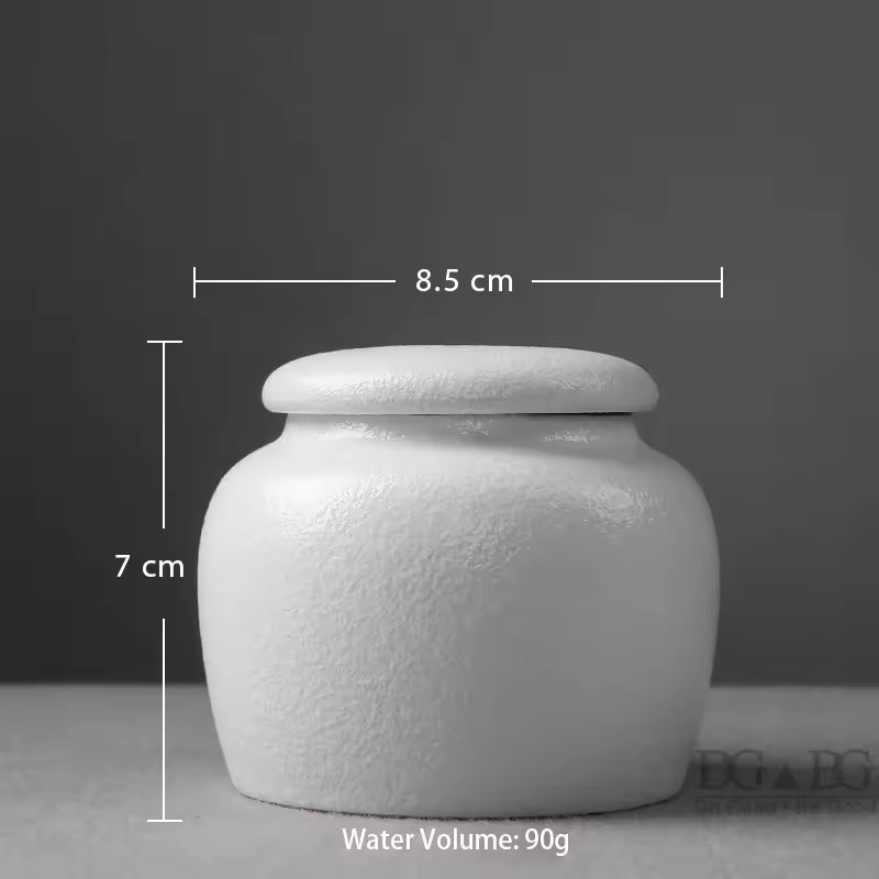 🤍 Everpaw Pebble Keepsake Urn – Ivory