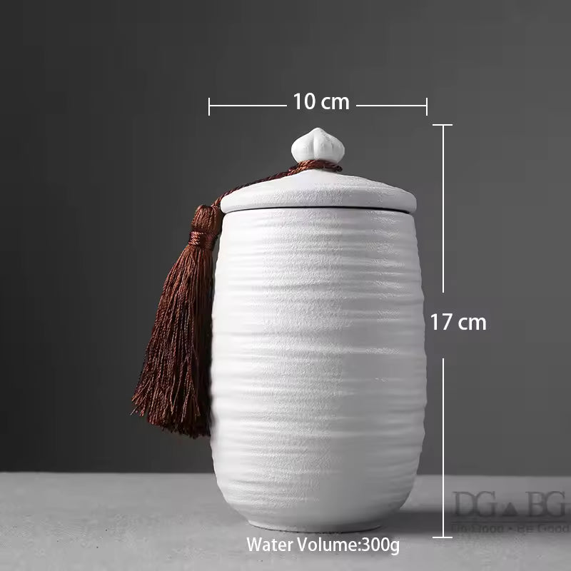 🤍 Everpaw Heirloom Urn – Ivory Tassel Edition