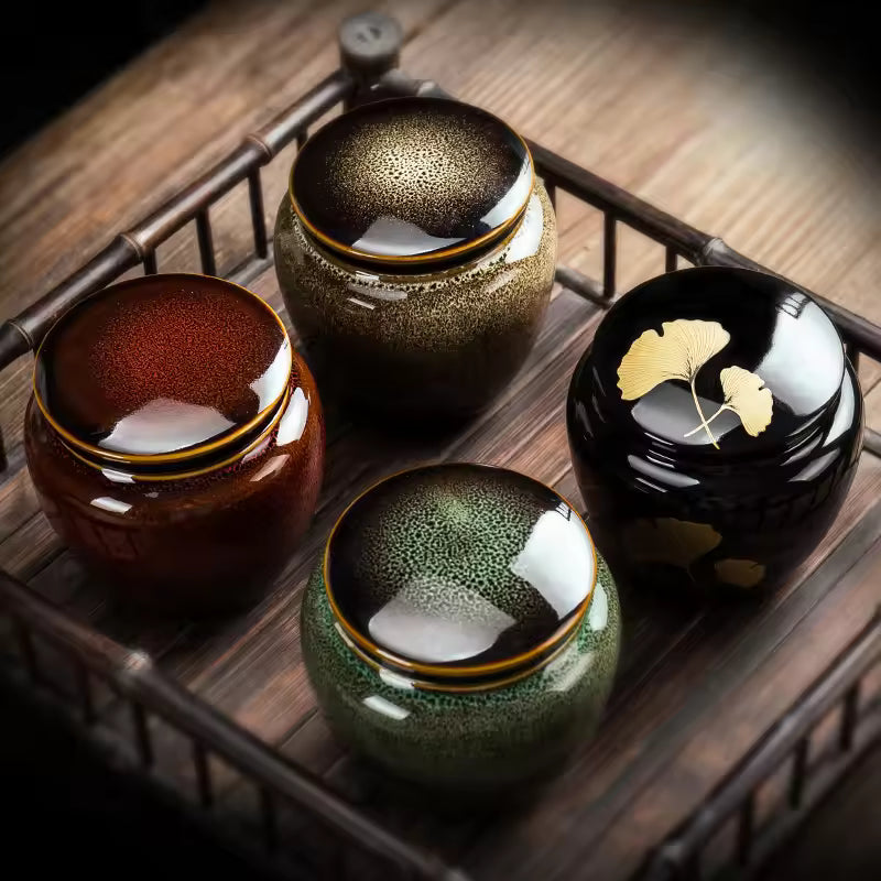 Harmony Ceramic Pet Urn – Amber Flame