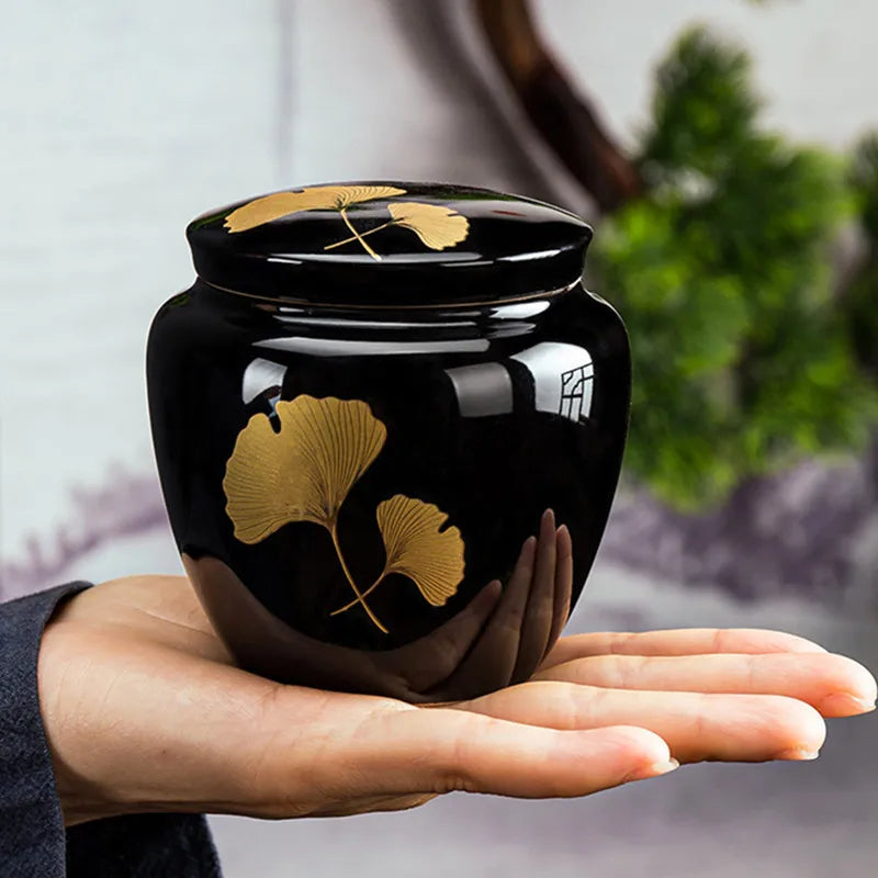 Harmony Ceramic Pet Urn – Amber Flame