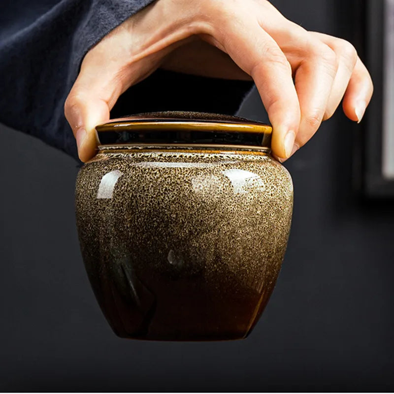 Harmony Ceramic Pet Urn – Amber Flame