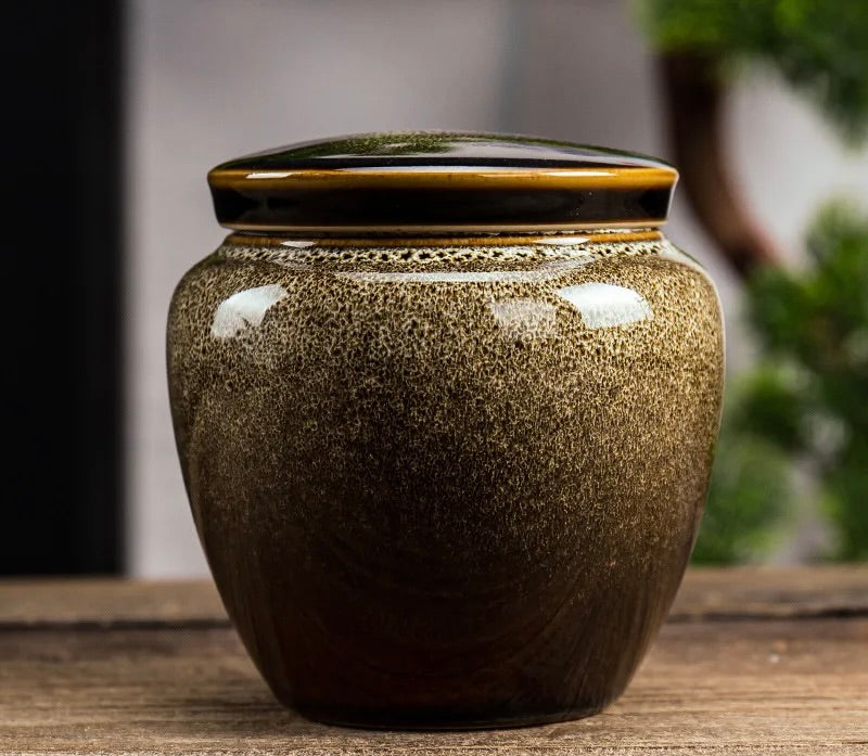 Harmony Ceramic Pet Urn – Amber Flame