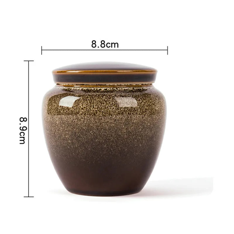 Harmony Ceramic Pet Urn – Amber Flame